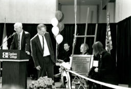 Official opening of Birch Building: 