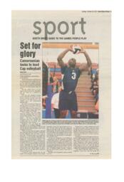 Set for glory: Cameroonian looks to lead Cap volleyball