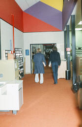 Library entrance