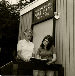Muriel Booth and student