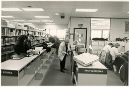 People studying in the library
