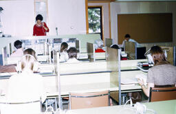 Students in the audio lab