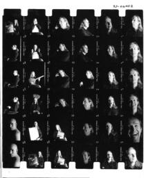 Photo Proof Sheet of Paul Plimley