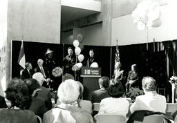 Official opening of Birch Building: 