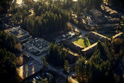 Aerial view of buildings