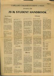 Student Handbook 75/76
