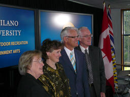 University announcement event