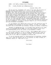 Student Strike notice from Bill Bell to Staff, Faculty and Administration