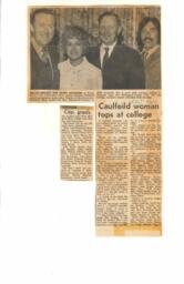 Caulfield woman tops at college