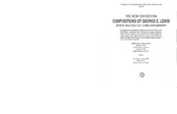Compositions of George E. Lewis