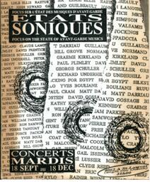 États Soniques: Focus on the State of Avant-Garde Musics