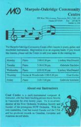 Marpole-Oakridge Community Centre: Music Lessons