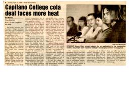 Capilano College cola deal faces more heat