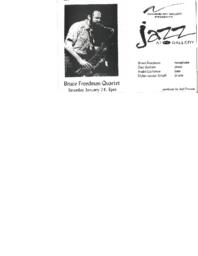 Jazz at the Gallery: Bruce Freedman Quartet