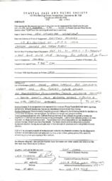 Coastal Jazz & Blues Society Contract
