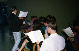 College Choir practice