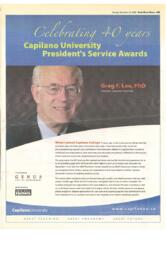 Capilano University President's service awards: Celebrating 40 years