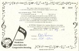 Canadian Musicians Association for Cooperative Housing