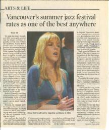 Vancouver's summer jazz festival rates as one of the best anywhere