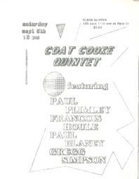 Coat Cooke Quintet