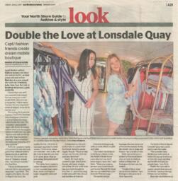 Double the love at Lonsdale Quay: Cap U fashion friends create dream mobile boutique