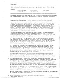 Notes from 10th Anniversary Co-Ordinating Committee