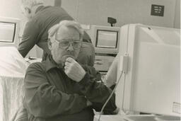 Man at computer
