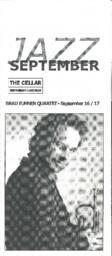 Jazz September: The Cellar