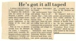 He's got it all taped