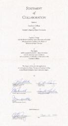 Statement of collaboration