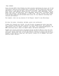 Paul Plimley Biography