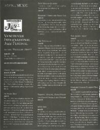 Vancouver International Jazz Festival At The Western Front