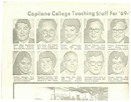 Capilano Staff: Early faculty