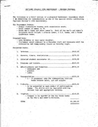 Capilano College 10th Anniversary: Program Proposal