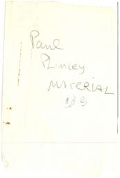 Paul Plimley Material