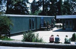 Early campus on a sunny day
