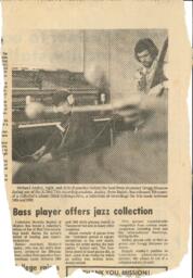 Bass player offers jazz collection