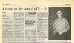 A toast to the sound of Reich: Classical