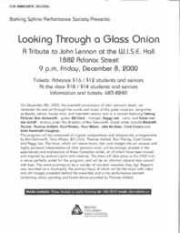 Looking Through a Glass Onion: A Tribute to John Lennon