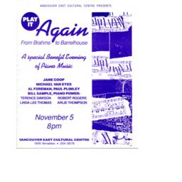 Play It Again: From Brahms to Barrelhouse