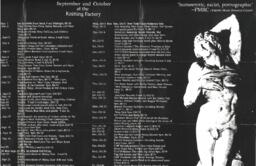 September and October at the Knitting Factory