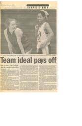Team ideal pays off: Win or lose, Cap College women want to have fun