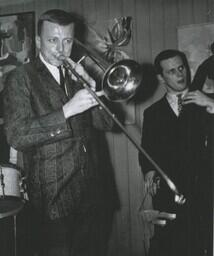 Ray Sikora and Bob Miller at the Cellar